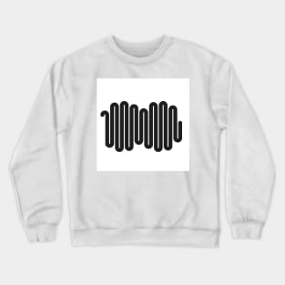 minimalistic wave pattern Crewneck Sweatshirt